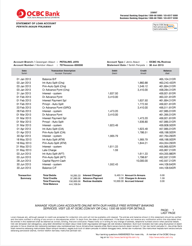 Hsbc Bank Statement Templates