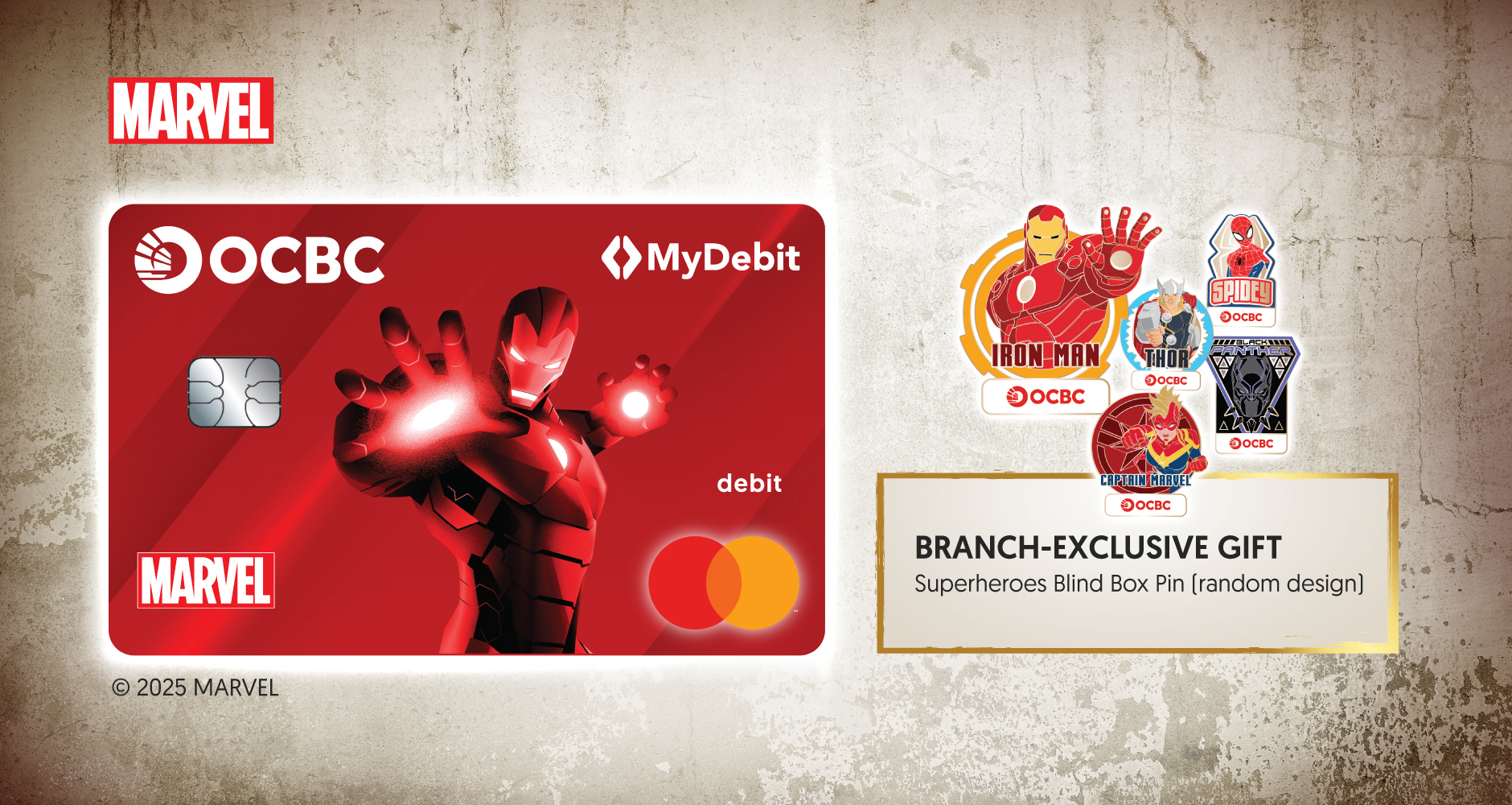 Get your Limited-Edition OCBC Iron Man Debit Card