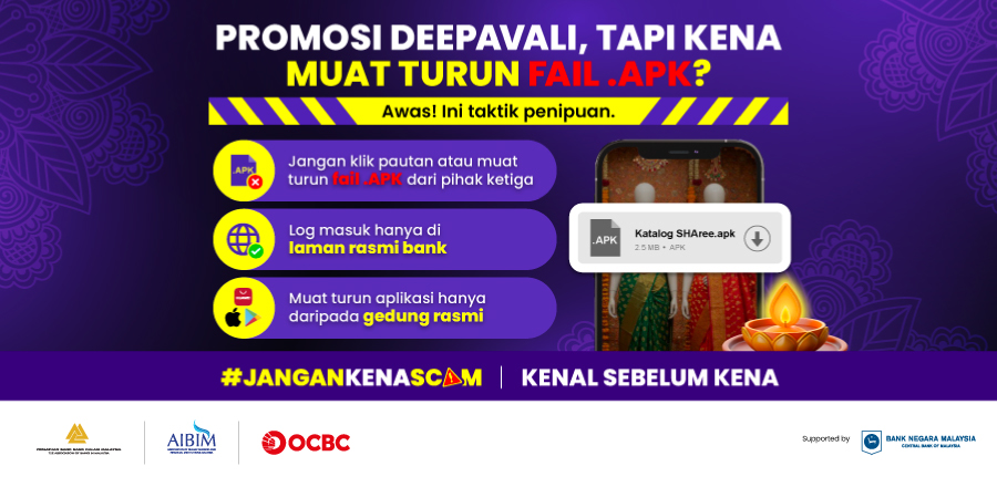 Hati-hati dengan promosi Deepavali palsu!